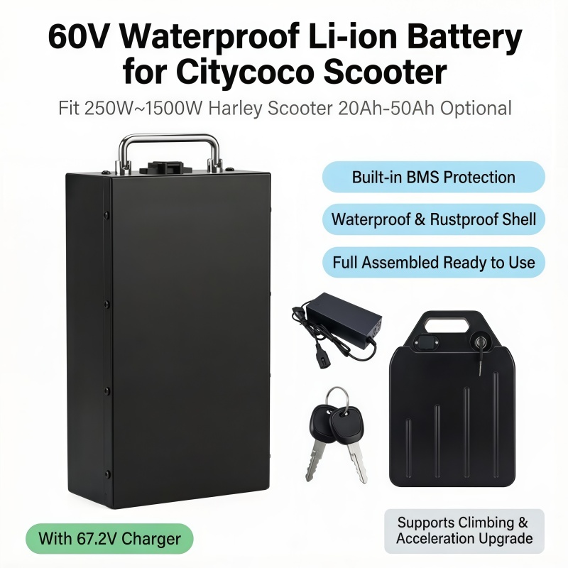 Fast Swap 60V Lithium Battery, - 60V 50Ah Electric Scooter Battery 评论和价格
