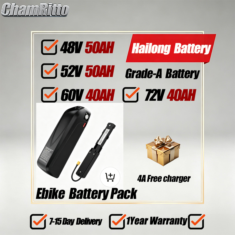 E bike Battery 21700 Hailong P - 72V 50Ah 21700 Lithium Battery 评论和价格