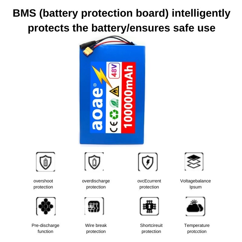13S8P 48V 100ah Lithium Batter - 60V 50Ah Electric Scooter Battery 评论和价格